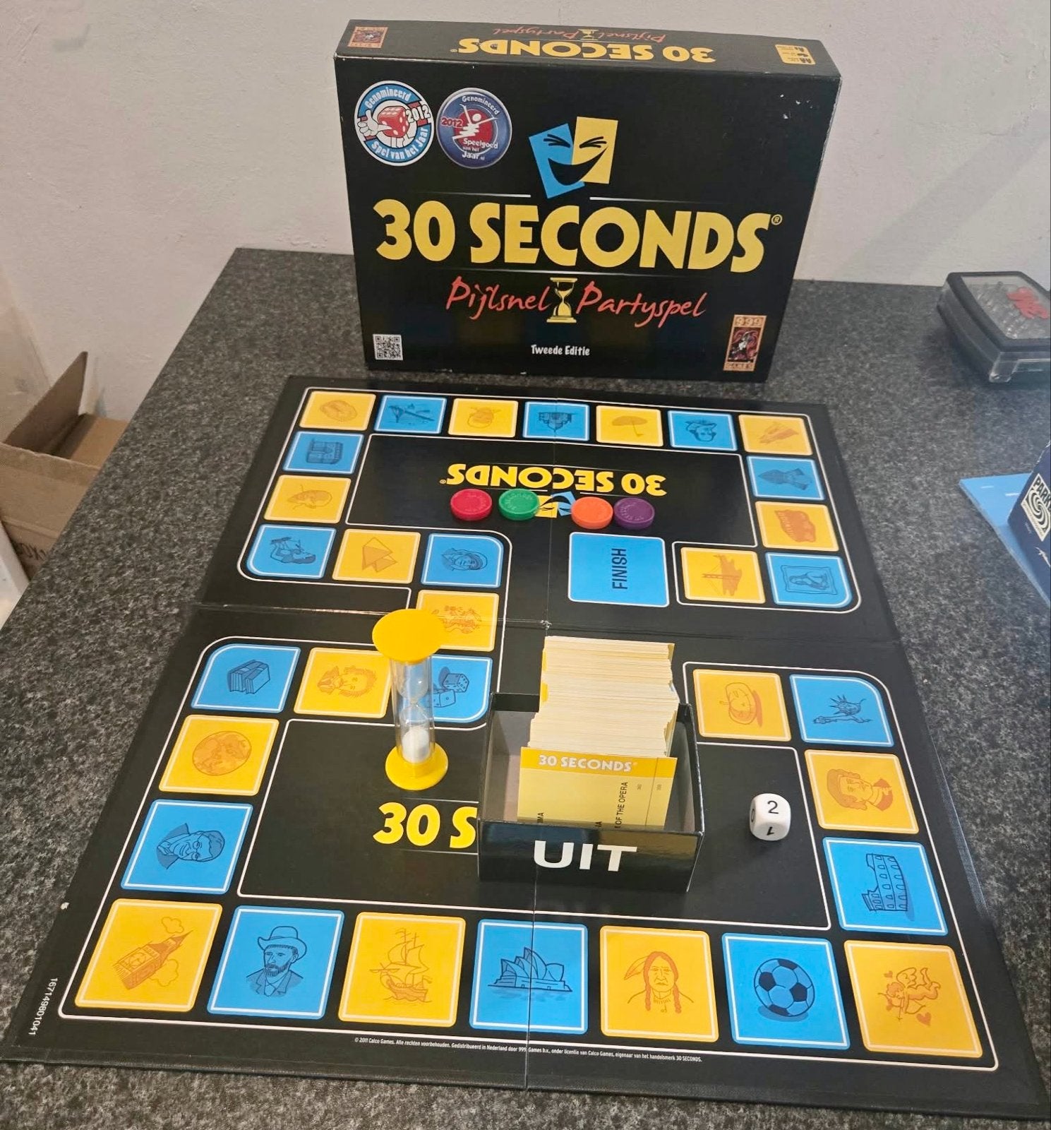 30 Seconds Pijlsnel Party spel - Tweede Editie, Gebruikt, ., Ophalen of Verzenden, Drie of vier spelers