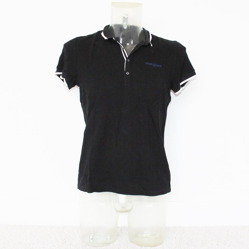 Guess Heren Shirt - 91 (M) € 15,-, Maat 48/50 (M), Zwart, Ophalen of Verzenden, Zo goed als nieuw