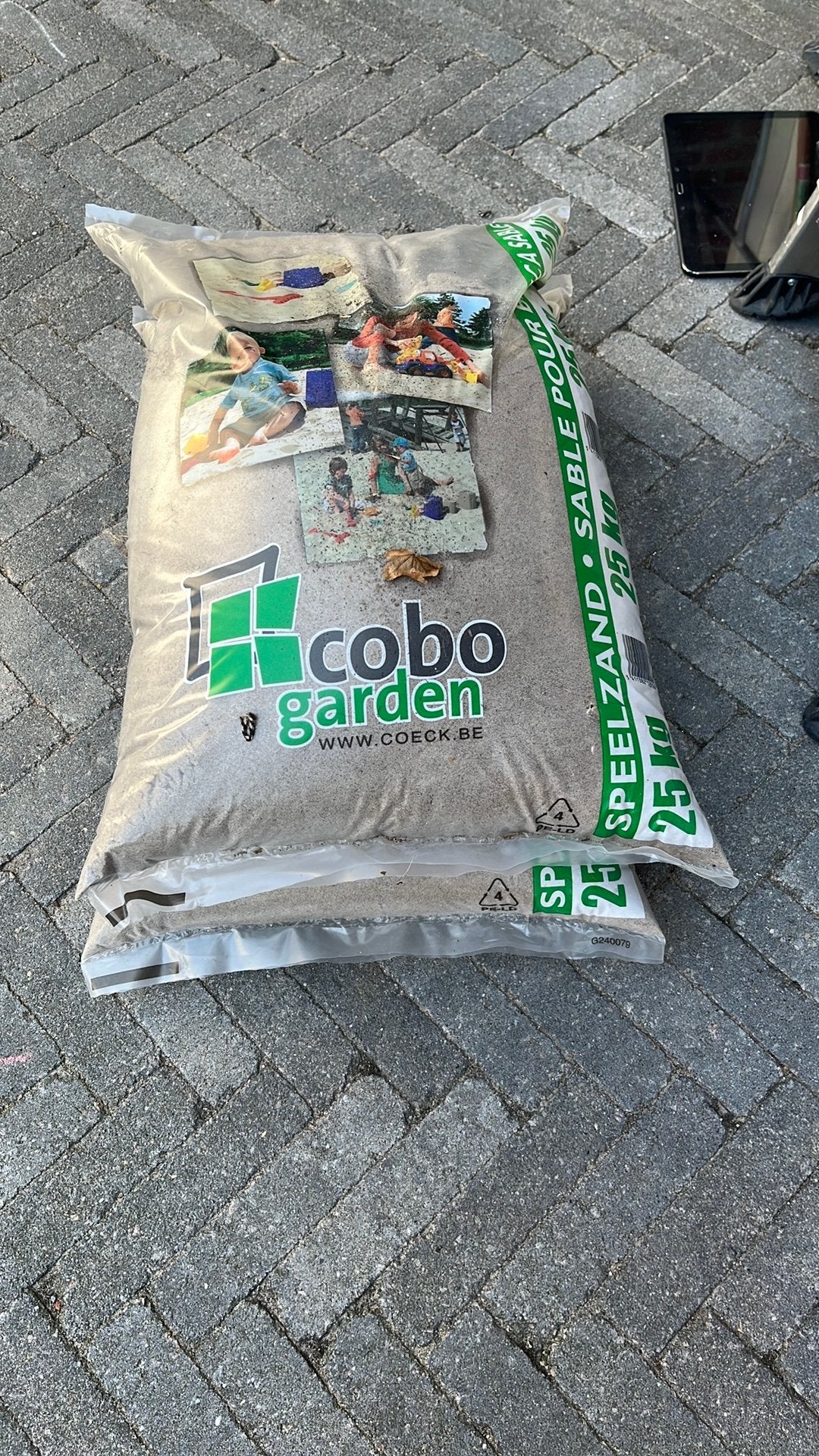 2 zakken speelzand, Tuin en Terras, Zand, Ophalen, Nieuw, Speelzand