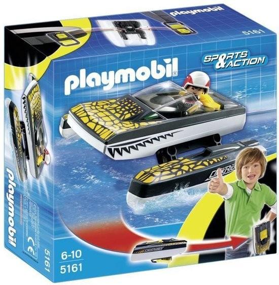 Playmobil 5161 Sports & Action Speedboot - Complete set, Kinderen en Baby's, Ophalen of Verzenden, Zo goed als nieuw