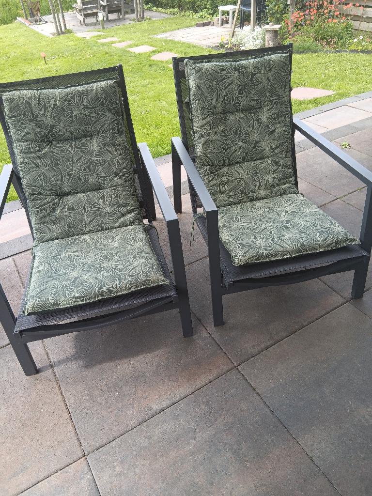 Tuinstoelkussens, Tuin en Terras, Tuinmeubel-accessoires, Ophalen of Verzenden, Gebruikt
