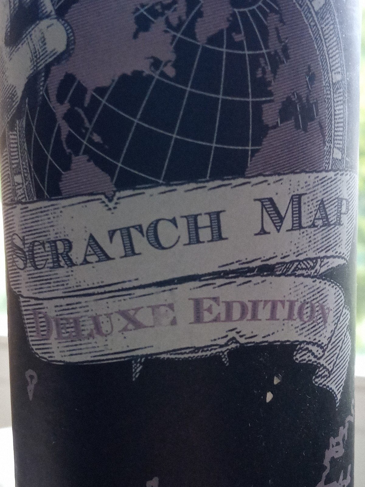 Scratch Map, Ophalen of Verzenden, Zo goed als nieuw, Deurposter of groter, Rechthoekig Liggend