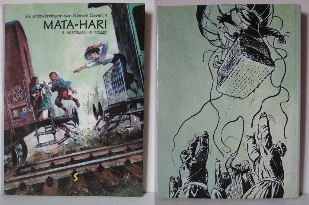 Steven Severijn - Mata-Hari (HC + stofomslag), Eén stripboek, Ophalen of Verzenden, Zo goed als nieuw, René Follet