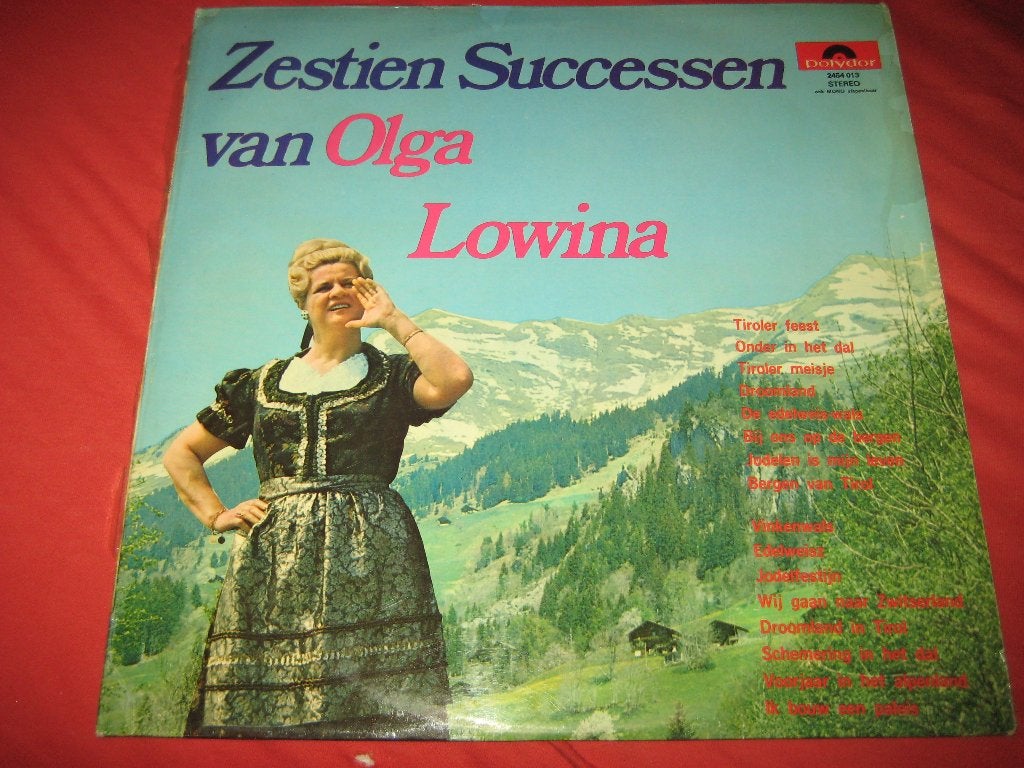 LP, Zestien successen van Olga Lowina, Ophalen of Verzenden, Zo goed als nieuw, LP