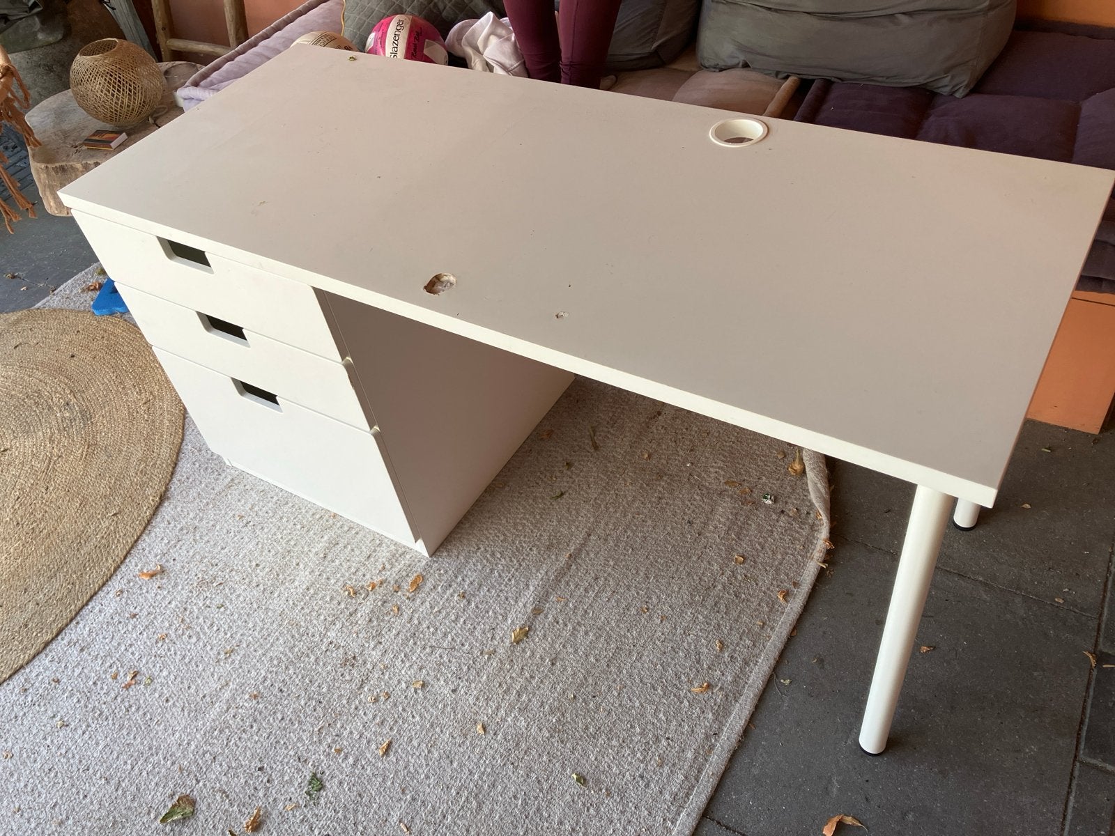 Ikea Stuva bureau met lades, Ophalen, Gebruikt, Met lades, Spaanplaat of MDF