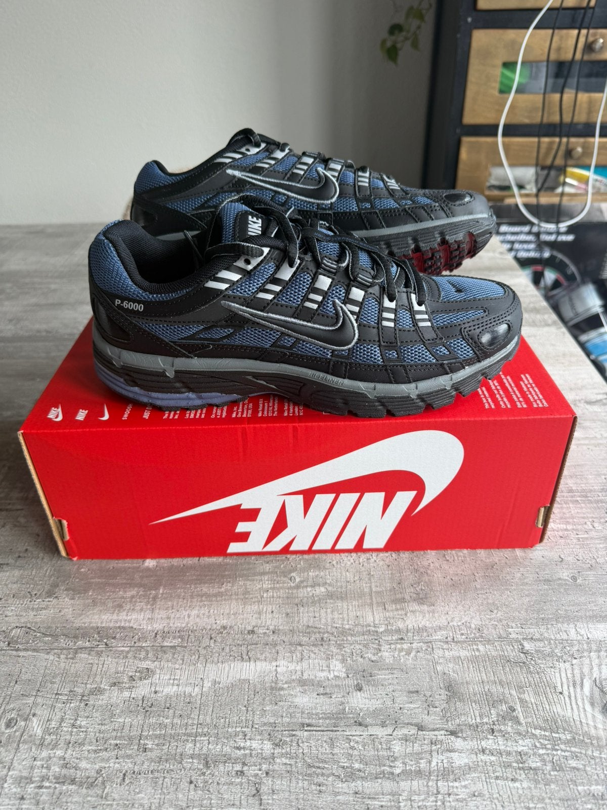 Te koop nieuw paar nike P-6000 in maat 39, Kleding | Heren, Schoenen, Blauw, Nieuw, Ophalen of Verzenden, Sneakers of Gympen