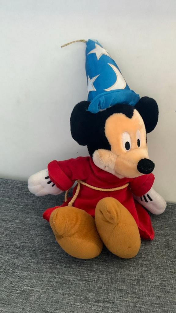 Disney Mickey Mouse Tovenaarsleerling Knuffel, Muis, Gebruikt, Disney, Ophalen of Verzenden