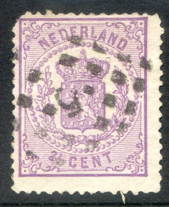 Nvph 18 met puntstempel, Ophalen of Verzenden, Gestempeld