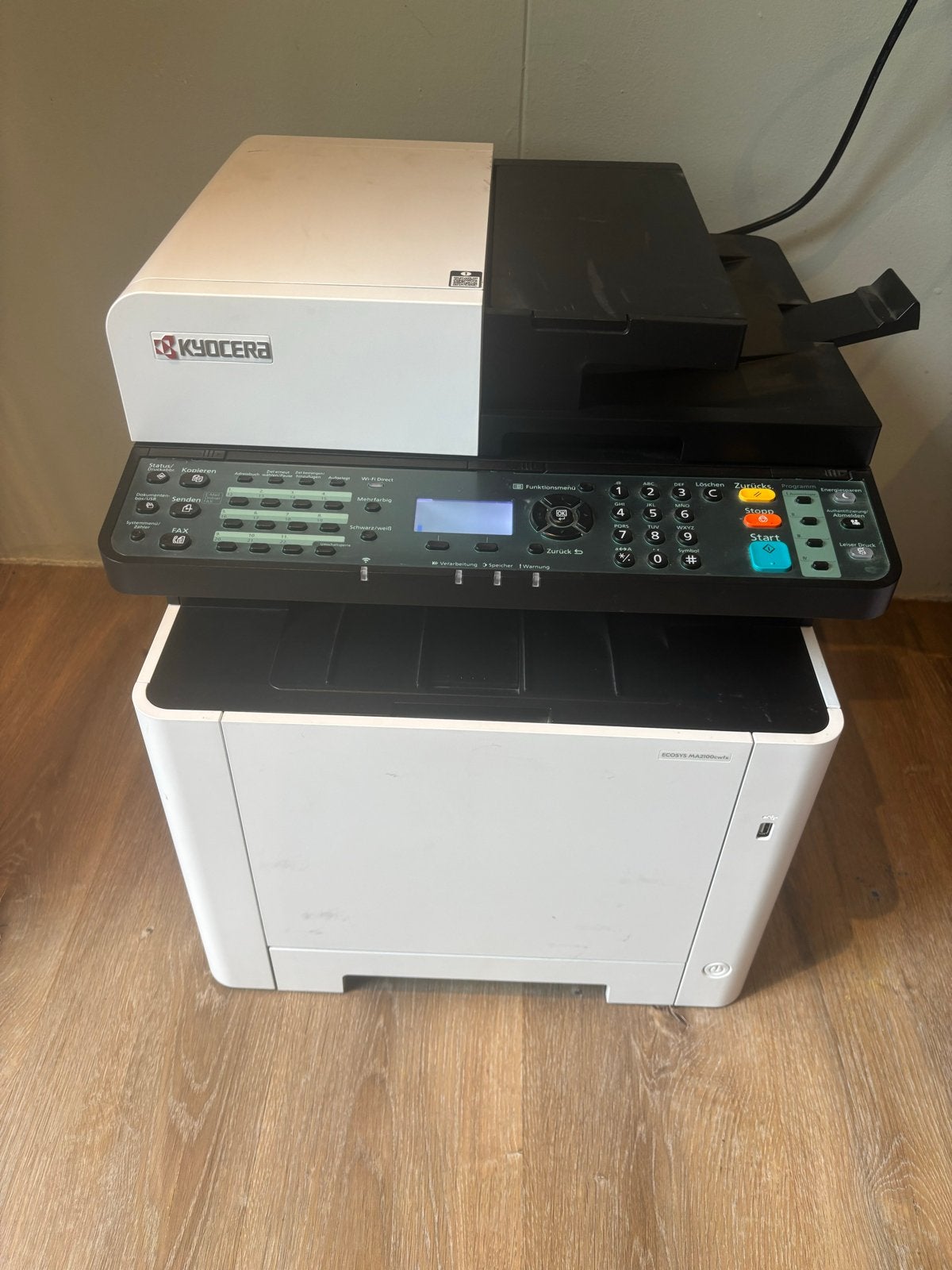 Kyocera MA2100cwfx Laserprinter - Gebruiksvriendelijk, Computers en Software, Printers, Gebruikt, All-in-one, Kleur printen, Kyocera