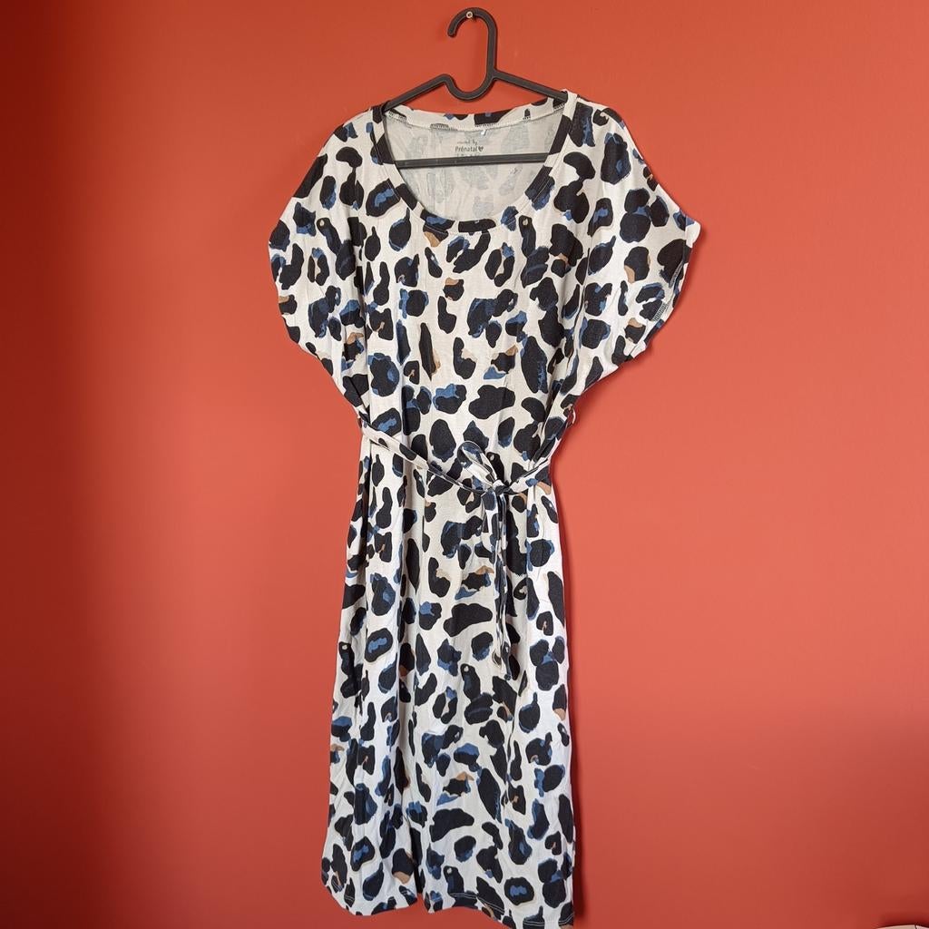 Prénatal zwangerschapsjurk met luipaardprint, maat XXL, Kleding | Dames, Maat 46/48 (XL) of groter, Ophalen of Verzenden, Zo goed als nieuw