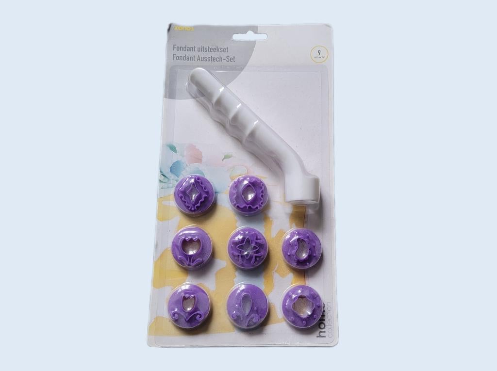XENOS fondant uitsteekset *nieuw* ~ HH6108, Ophalen of Verzenden, Nieuw, Taarten of Cupcakes, Versiering