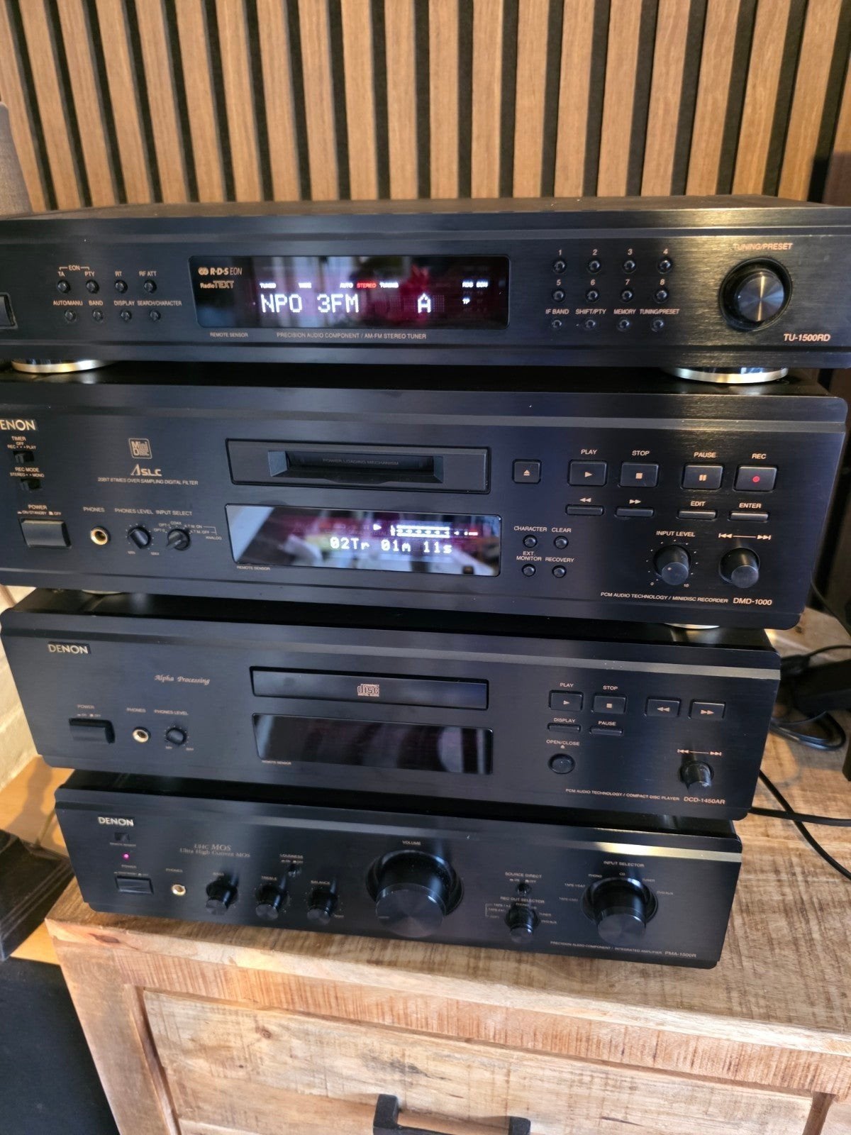 te koop zeer goede denon set, Audio, Tv en Foto, Stereo-sets, Ophalen, Zo goed als nieuw, Denon