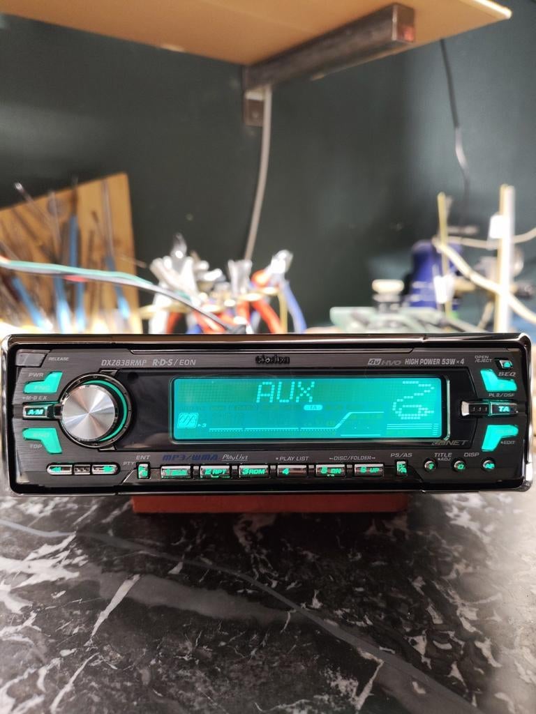 **Clarion** DXZ838RMP**high end*8xRCA*equalizer*youngtimer*, Ophalen of Verzenden, Gebruikt