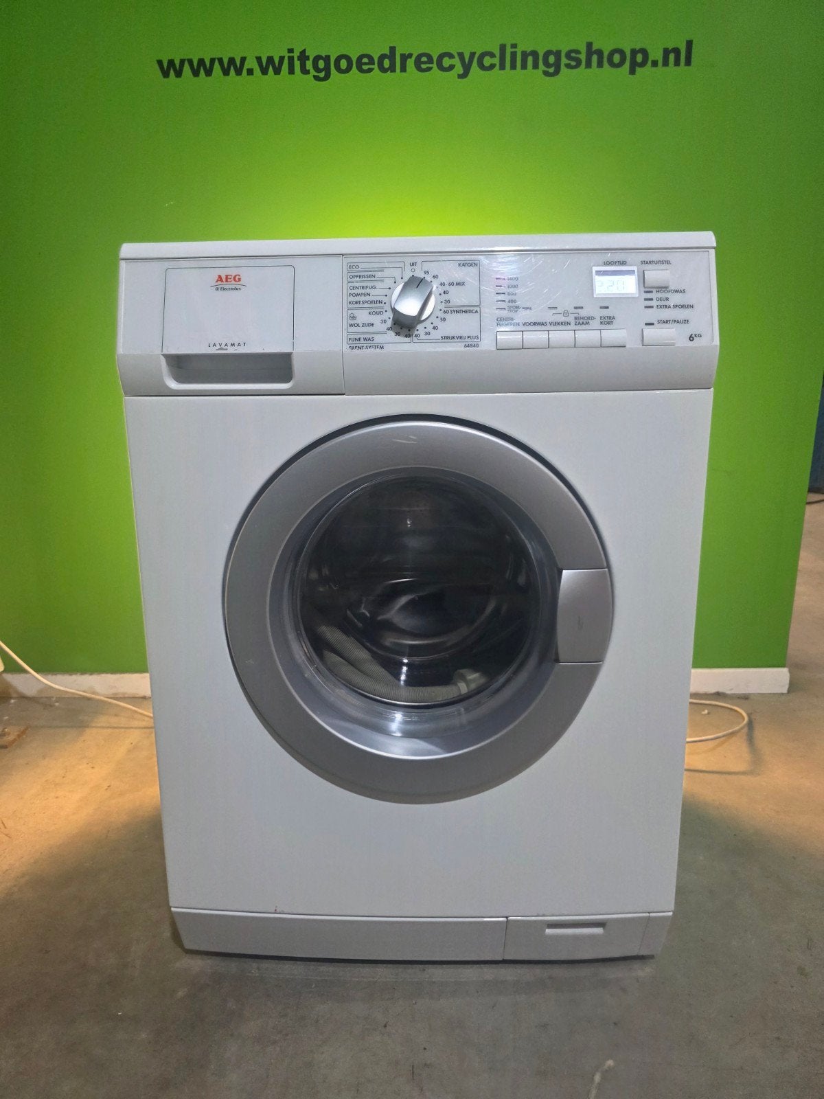 AEG LAVAMAT 64840 1400RPM 6KG, Witgoed en Apparatuur, Zo goed als nieuw, Voorlader, Handelsweg 18, 85 tot 90 cm
