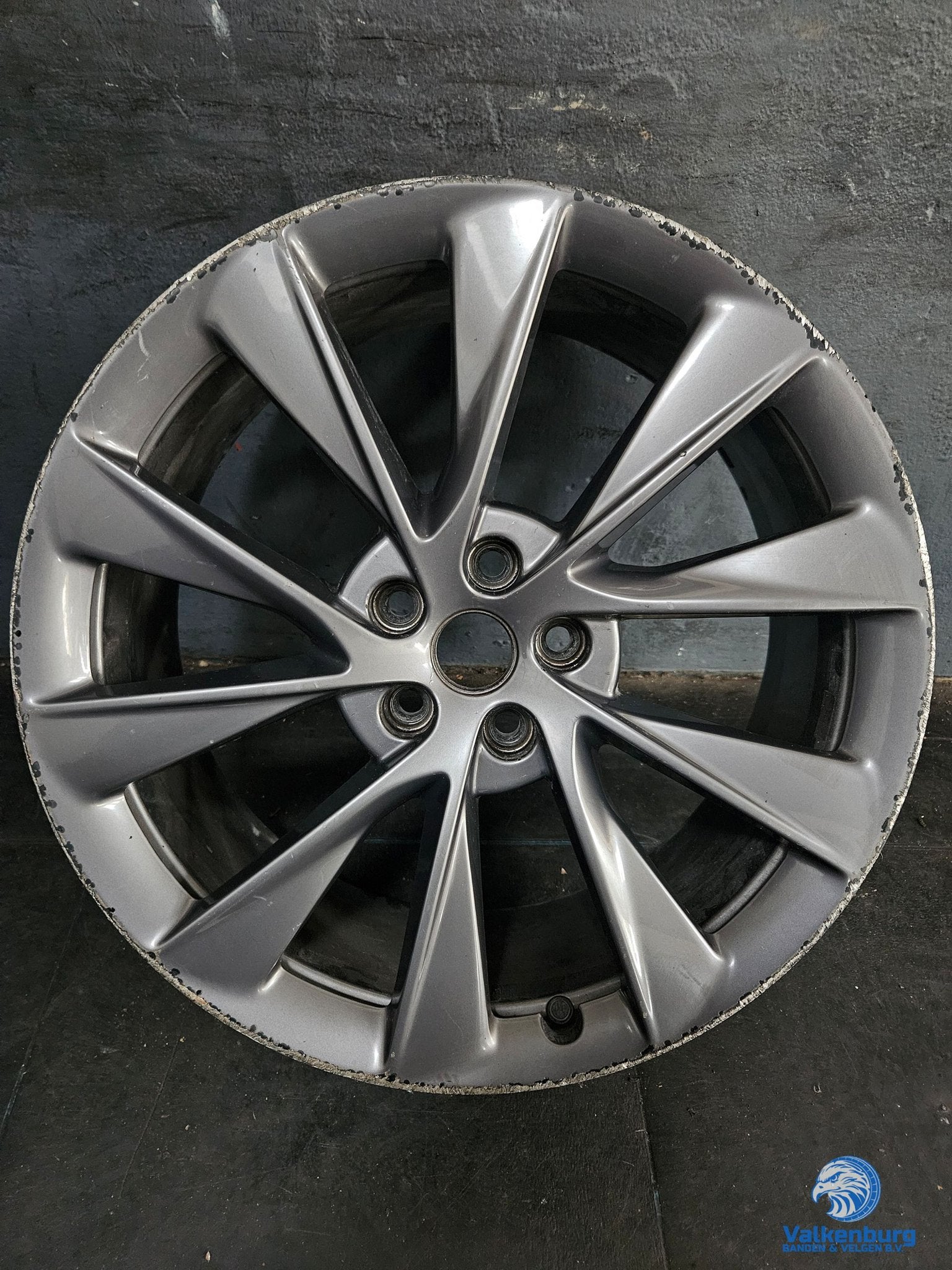 1 stuk originele Tesla Model S Twin Turbine 21 inch velg 5x1
