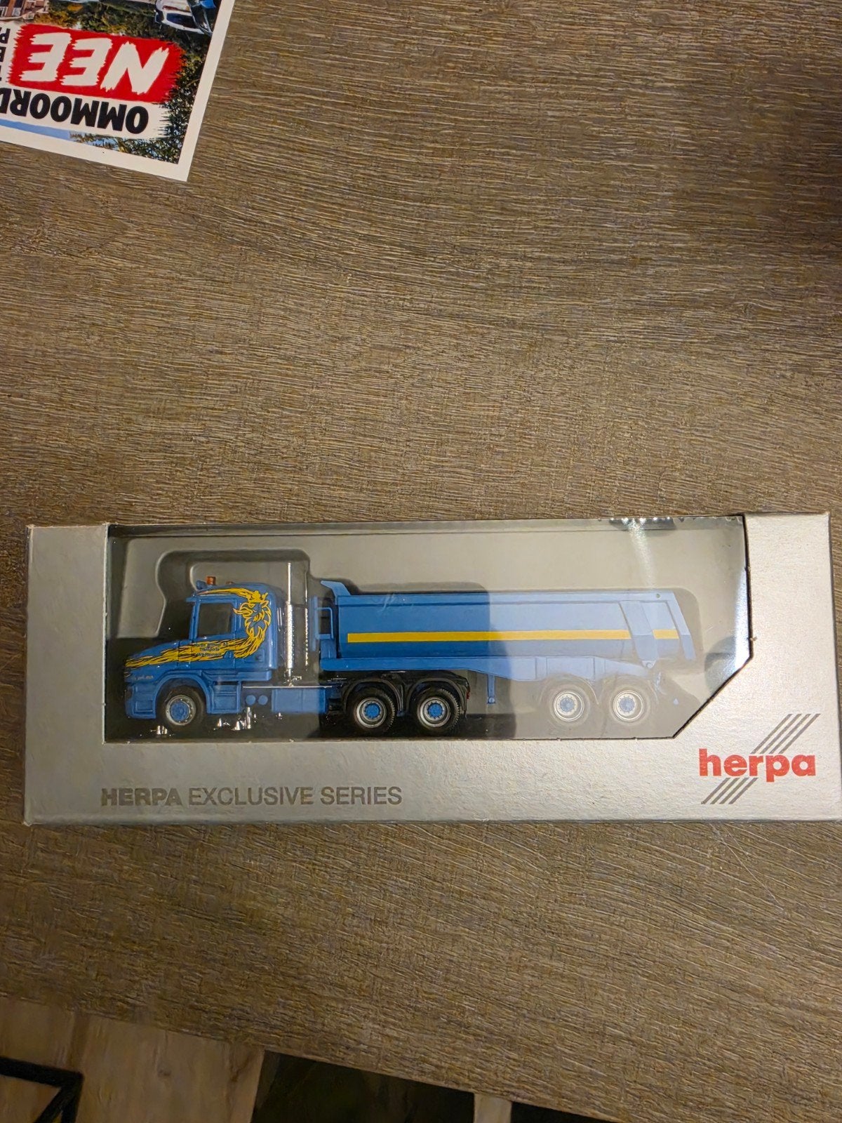 1788 scania T martin wittwer kipper, Ophalen of Verzenden, Nieuw, Bus of Vrachtwagen, Herpa