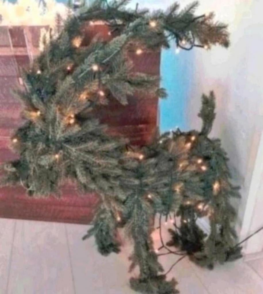 Kerst rendier 80 bij 70 cm zonder verlichting, Diversen, Ophalen of Verzenden, Zo goed als nieuw