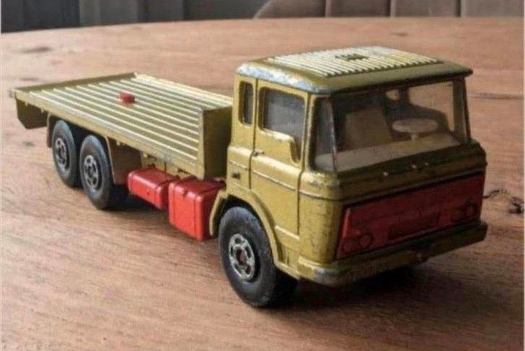 Daf Truck van Matchbox Lesney SuperKings K-13/20 uit 1971, Ophalen of Verzenden, Gebruikt, Bus of Vrachtwagen, Matchbox
