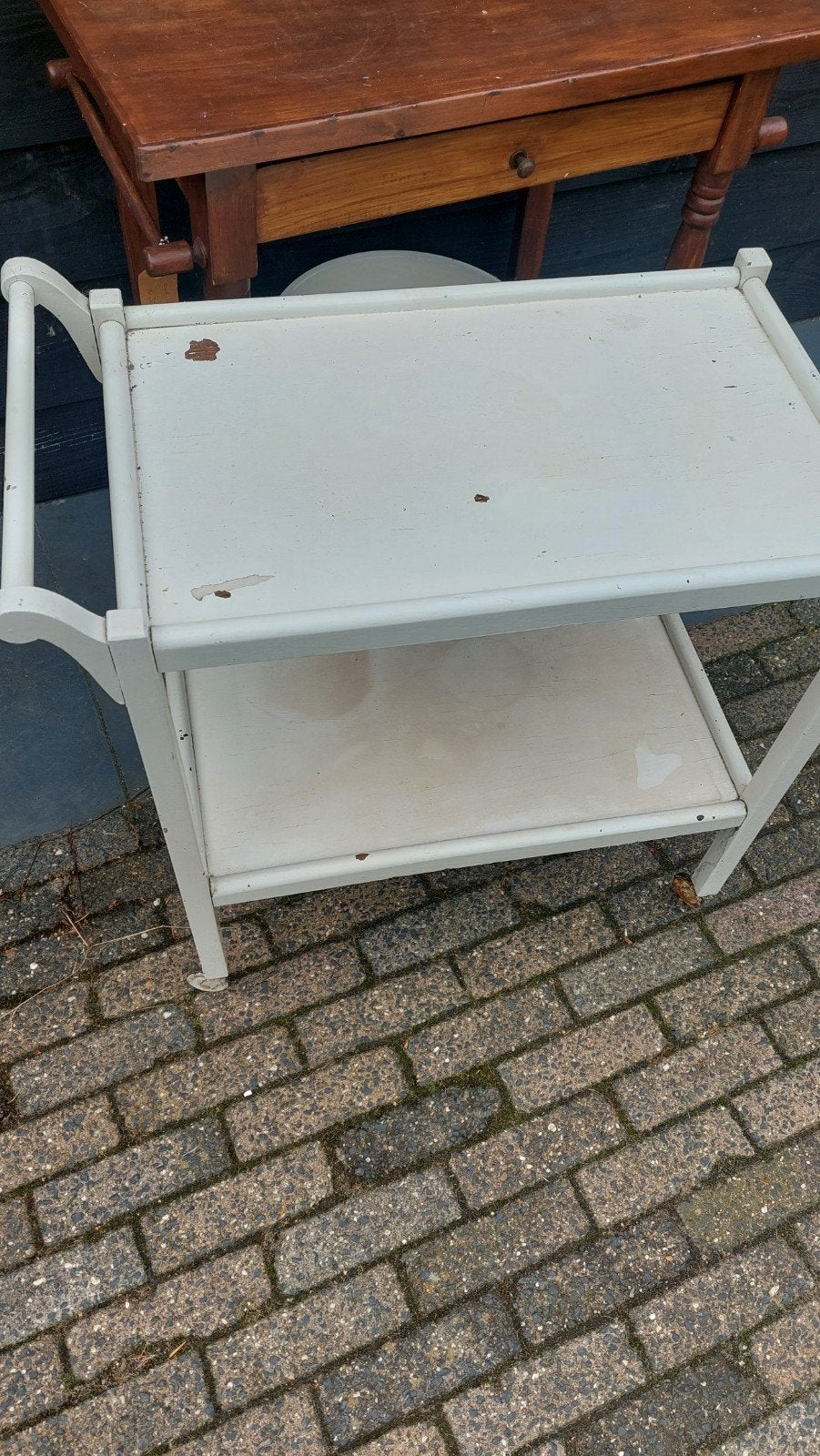 vintage theekar, Ophalen