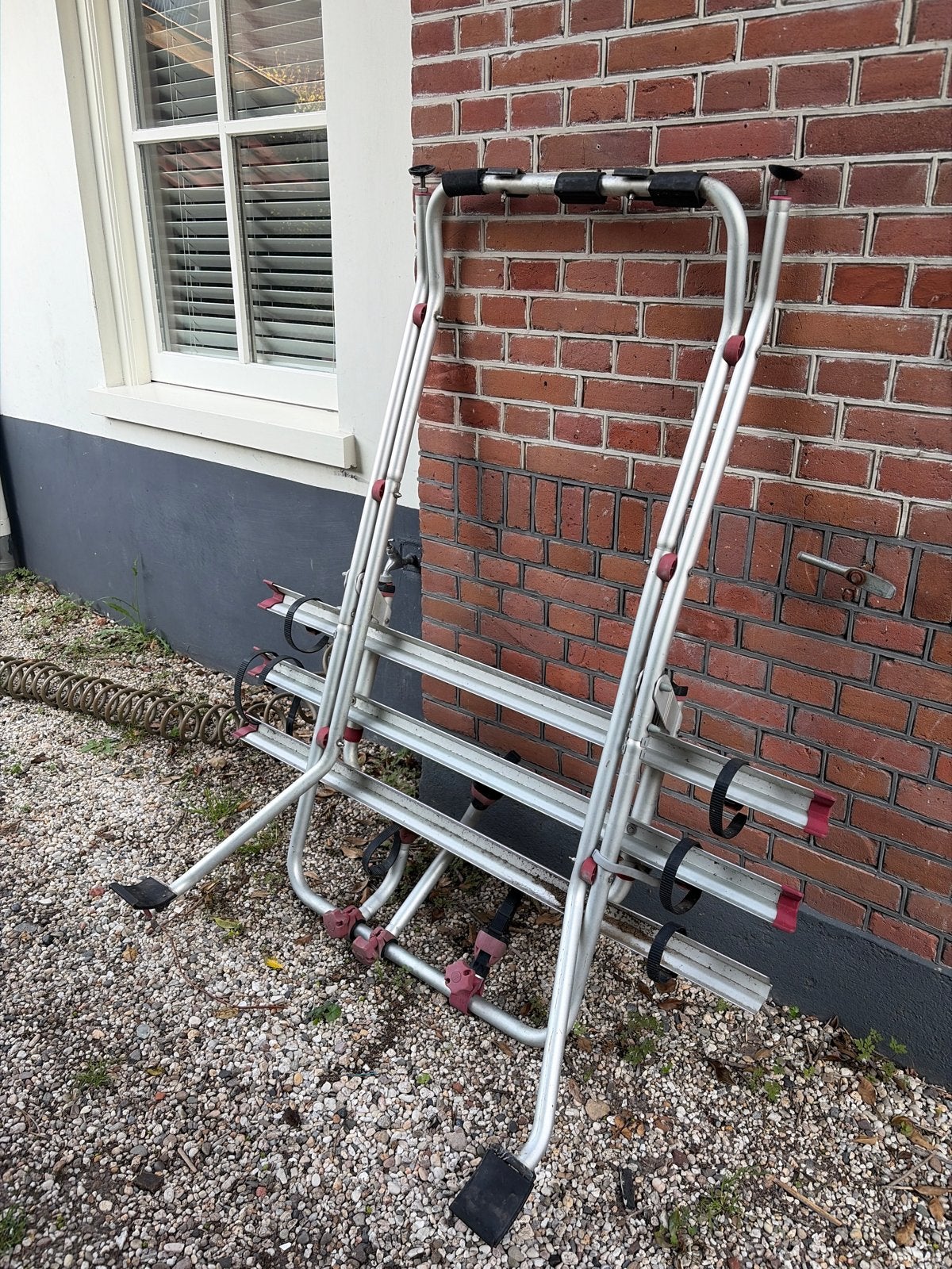 Fiamma Fietsendrager voor VW T5 - 3 fietsen, Ophalen, 2 fietsen, Gebruikt, Achterklepdrager
