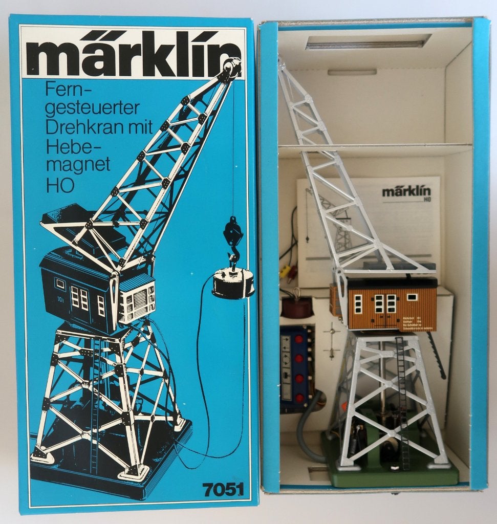 Märklin magnetische kraan 7051 NIEUW, Gelijkstroom of Wisselstroom, Overige typen, Nieuw, Ophalen of Verzenden