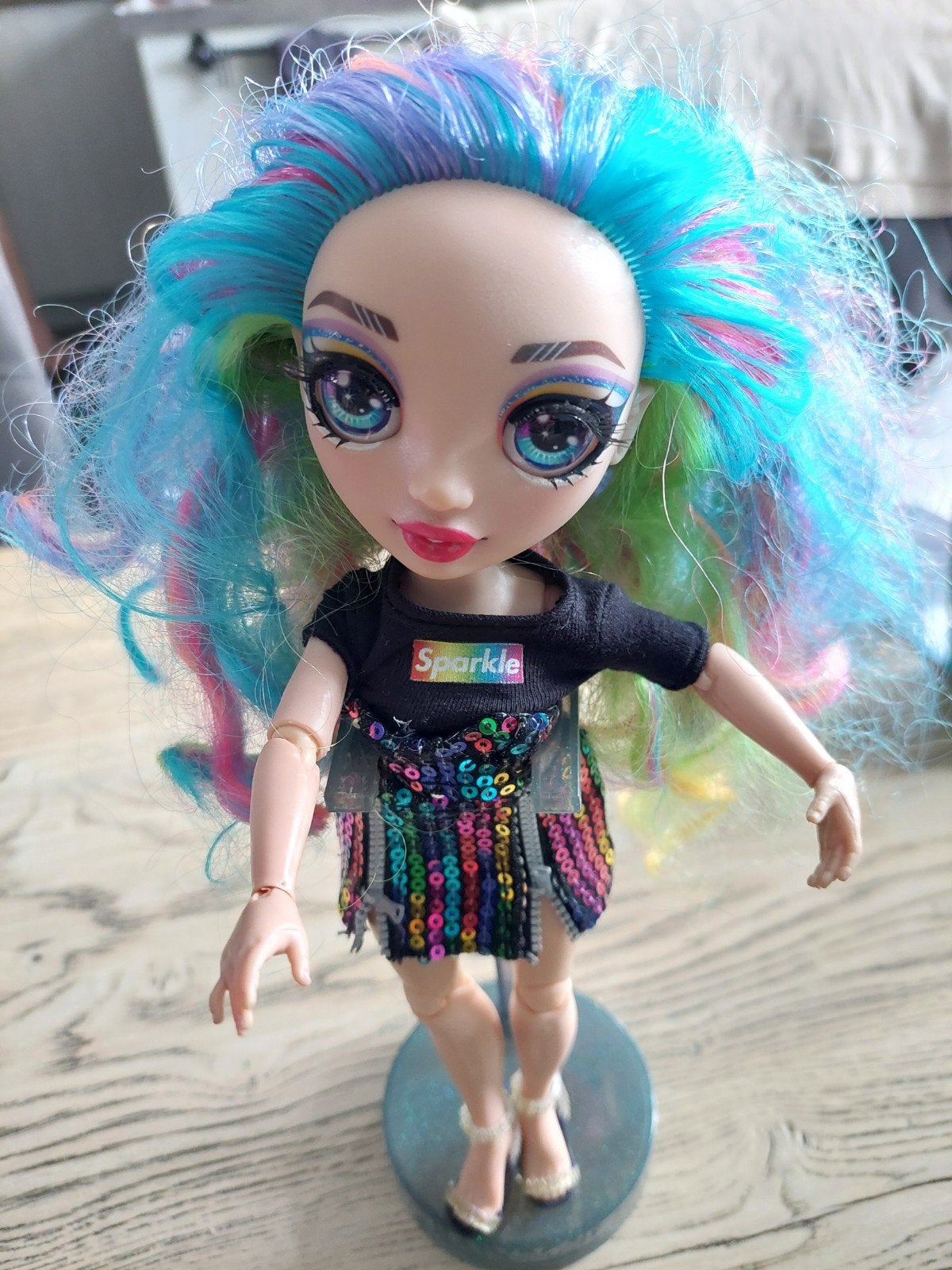 Rainbow High pop Amaya Raine., Ophalen of Verzenden, Gebruikt, Fashion Doll