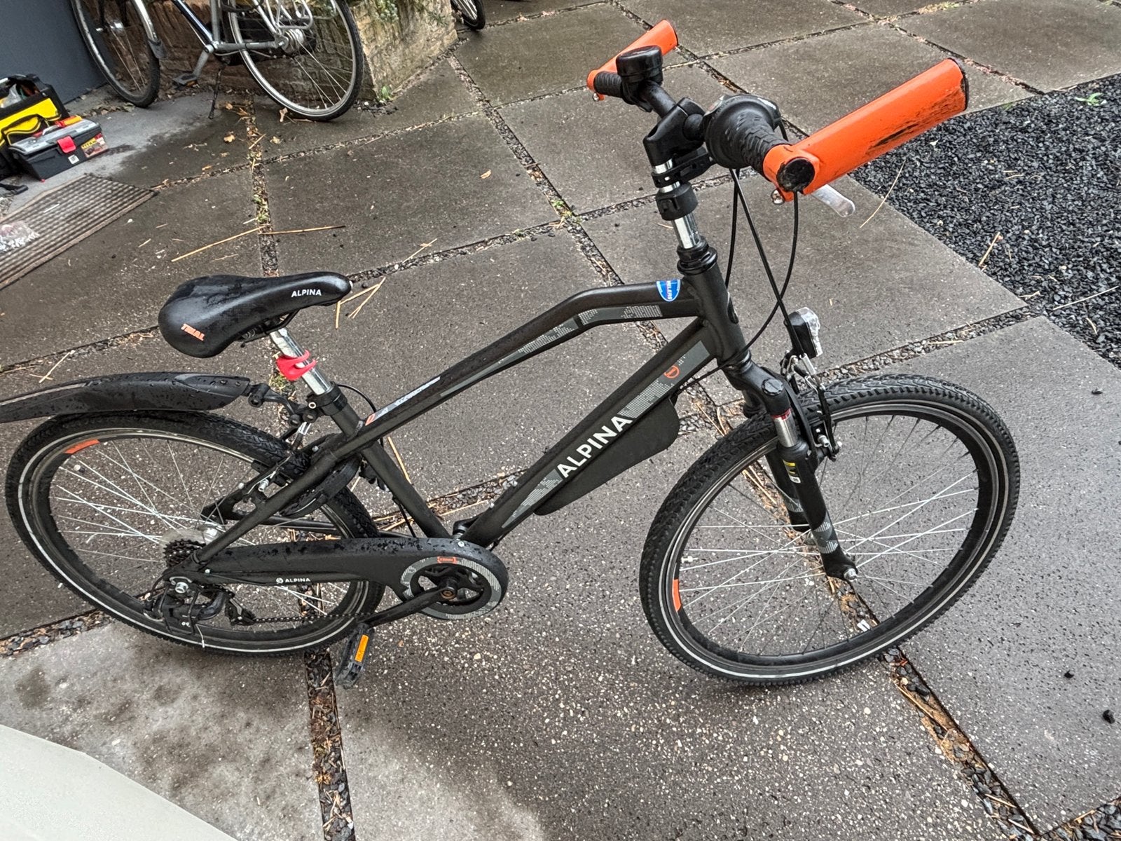 Jongens fiets alpina Trail 26 inch, Ophalen, 24 inch of meer, Gebruikt, Staal