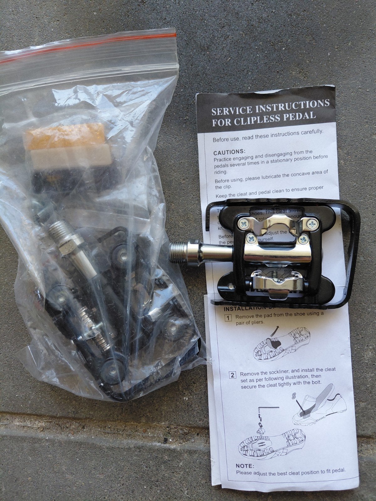 Clip en Clipless pedalen voor racefiets of mountainbike, Fietsen en Brommers, Fietsonderdelen, Crankstel of Pedalen, Racefiets
