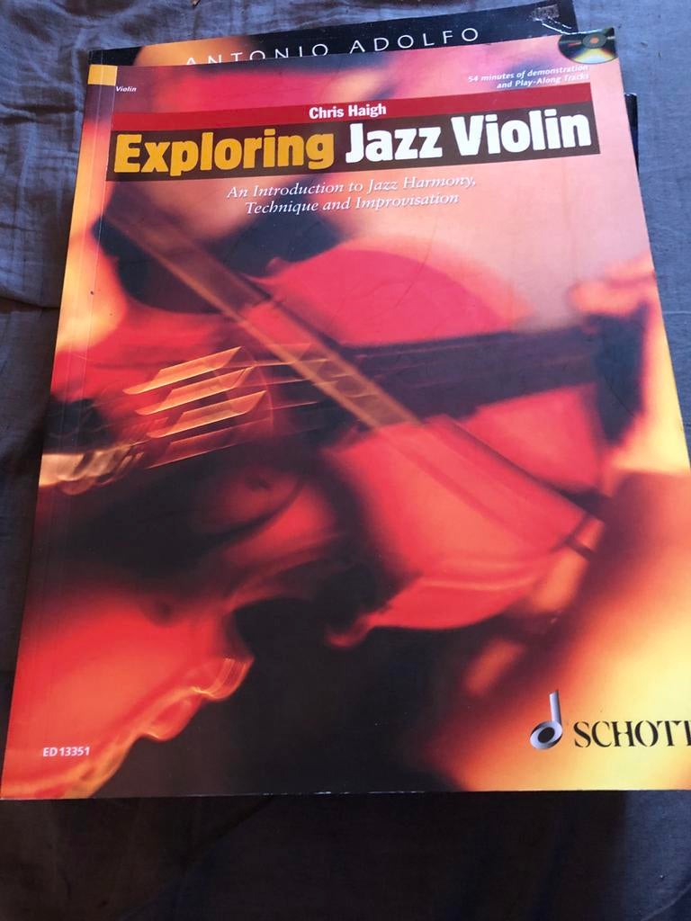 Exploring Jazz Violin boek Chris Haigh, Boeken, Muziek, Ophalen of Verzenden
