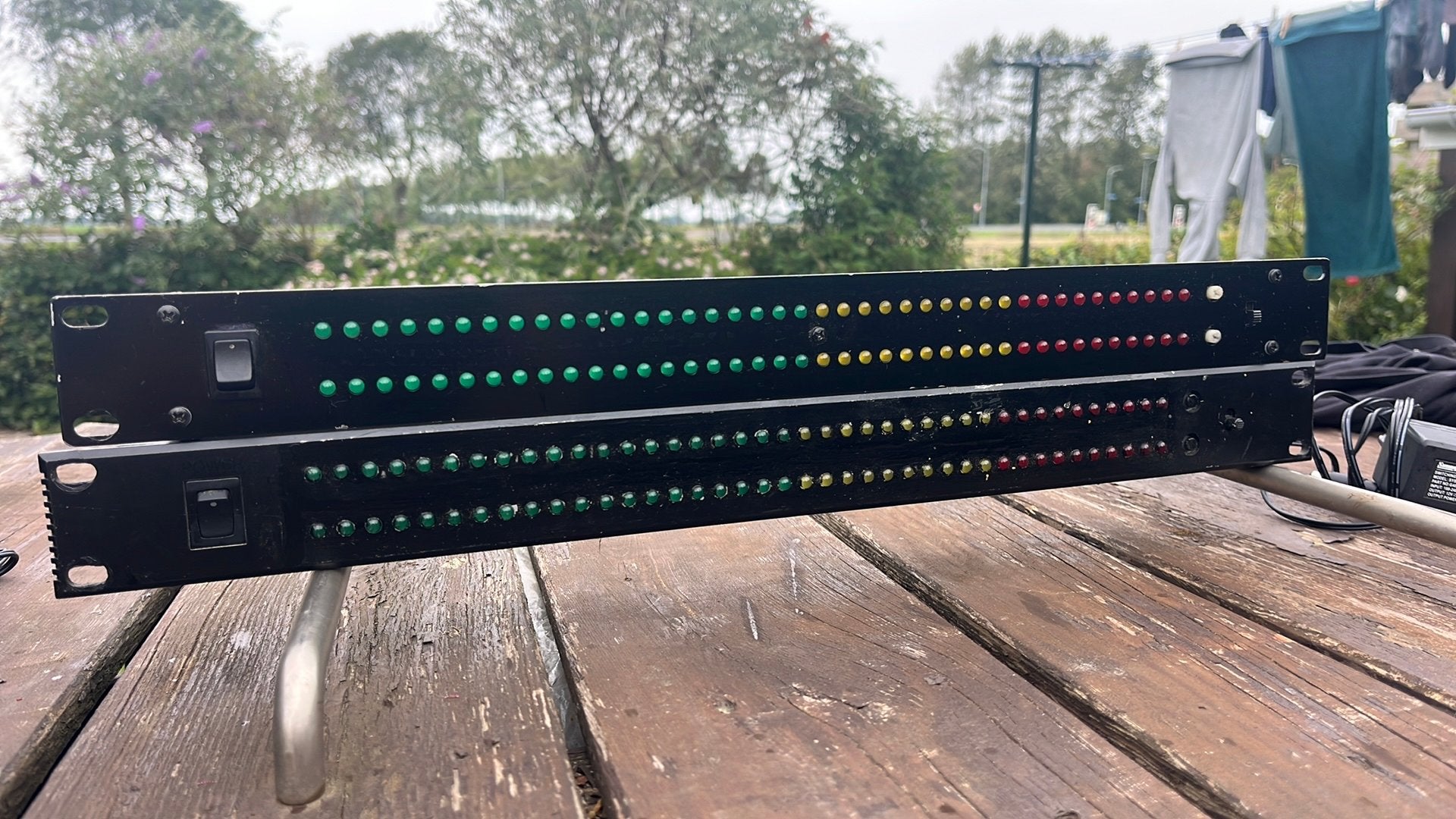 2 Led DB audio meters, Ophalen of Verzenden, Gebruikt, Audio