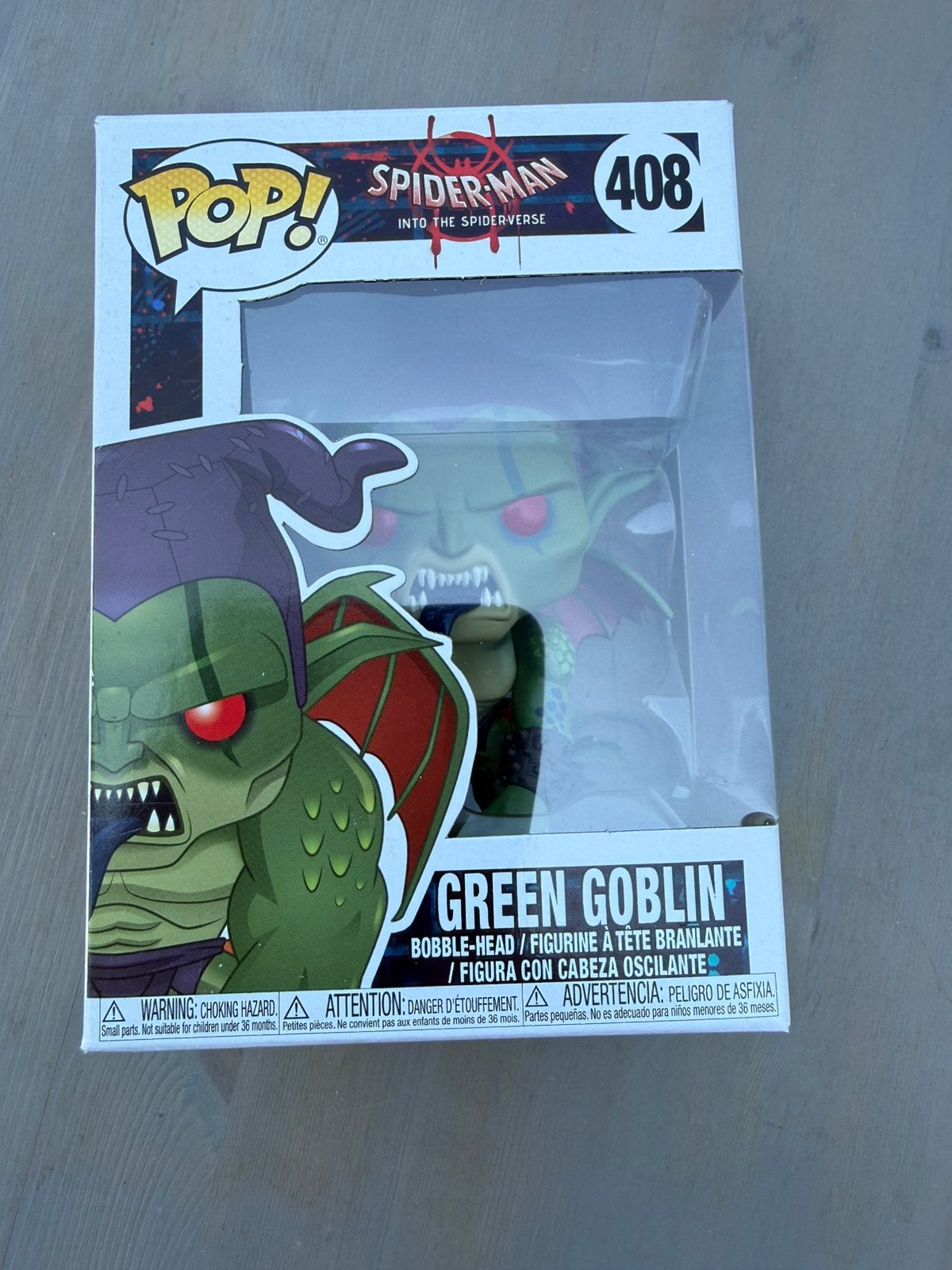 Pop spiderman Green Goblin 408, Verzamelen, Ophalen of Verzenden, Zo goed als nieuw