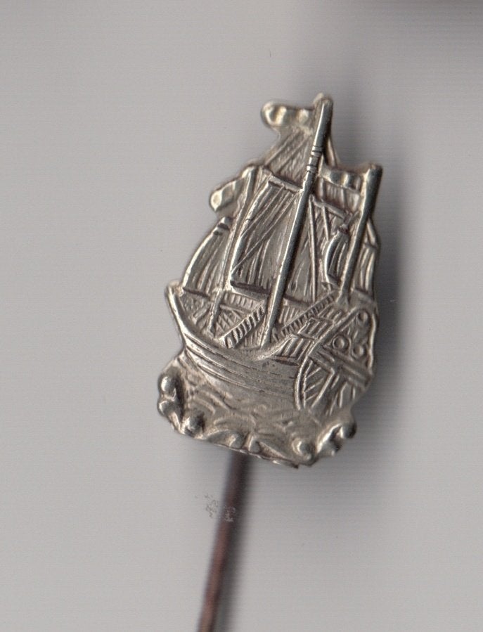Schip Scheepvaart speldje, Gebruikt, Niet vindbaar, Niet vindbaar, Speldje of Pin