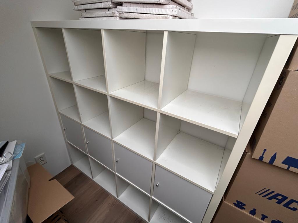 IKEA Kallax Kast - Wit, Ophalen, Gebruikt, 25 tot 50 cm, 100 tot 150 cm