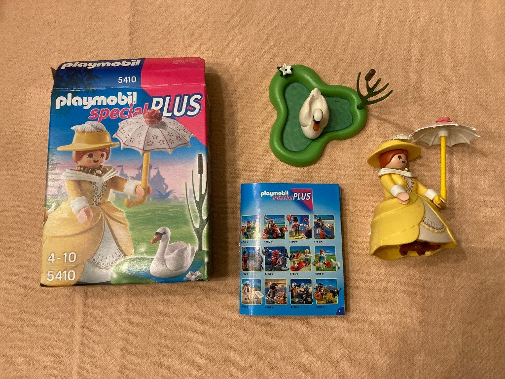 Playmobil special plus dame met vijver en zwaan 5410 set!, Complete set, Special plus, Ophalen of Verzenden, Zo goed als nieuw