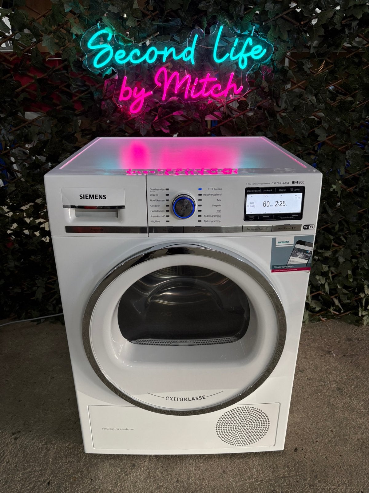 Siemens iQ800 9kg WiFi Warmtepompdroger, Witgoed en Apparatuur, Wasdrogers, Ophalen, Overige typen, 8 tot 10 kg, Refurbished