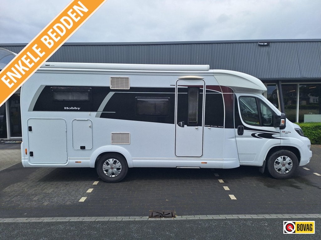 Hobby Optima De Luxe 65 GE SUPER NETTE STAAT, Standaard zit, Ringverwarming, Fiat, Hobby