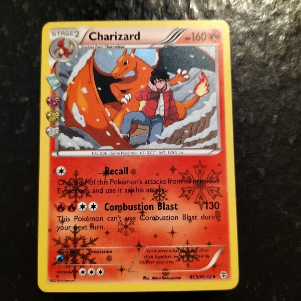 Charizard (GEN RC5) reverse, Ophalen of Verzenden, Zo goed als nieuw, Losse kaart, Foil