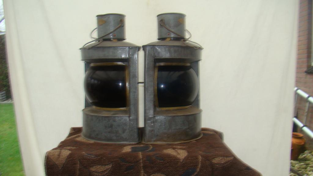 Scheeps lampen, Verzamelen, Scheepvaart, Ophalen of Verzenden, Motorboot of Zeilboot, Gebruiksvoorwerp