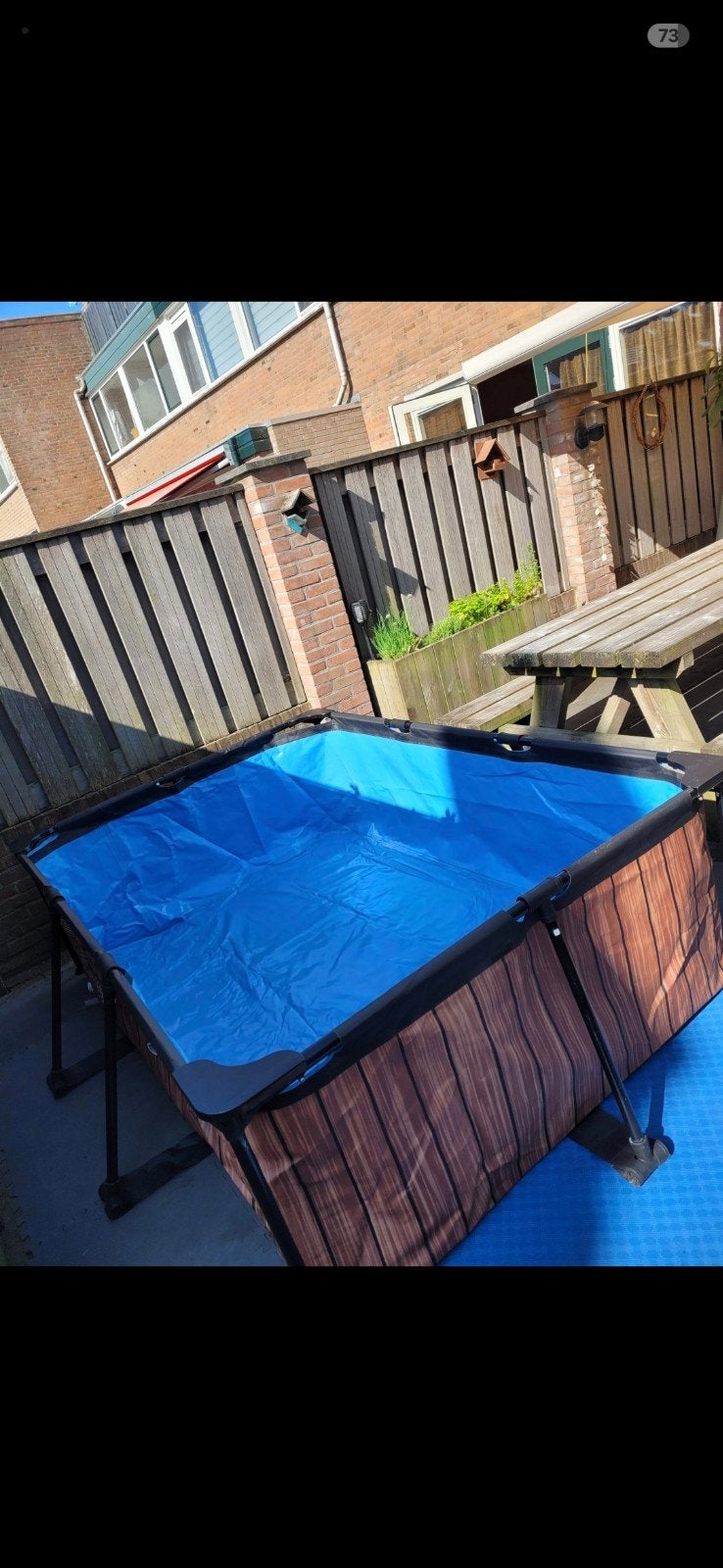Exit Frame Pool 2.2m x 1.5m x 65cm met accessoires, Minder dan 80 cm, Ophalen of Verzenden, Opzetzwembad, 200 tot 400 cm