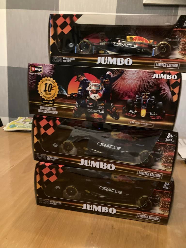 Max Verstappen Red Bull Racing 2023 Jumbo auto, Verzamelen, Jumbo, Ophalen of Verzenden