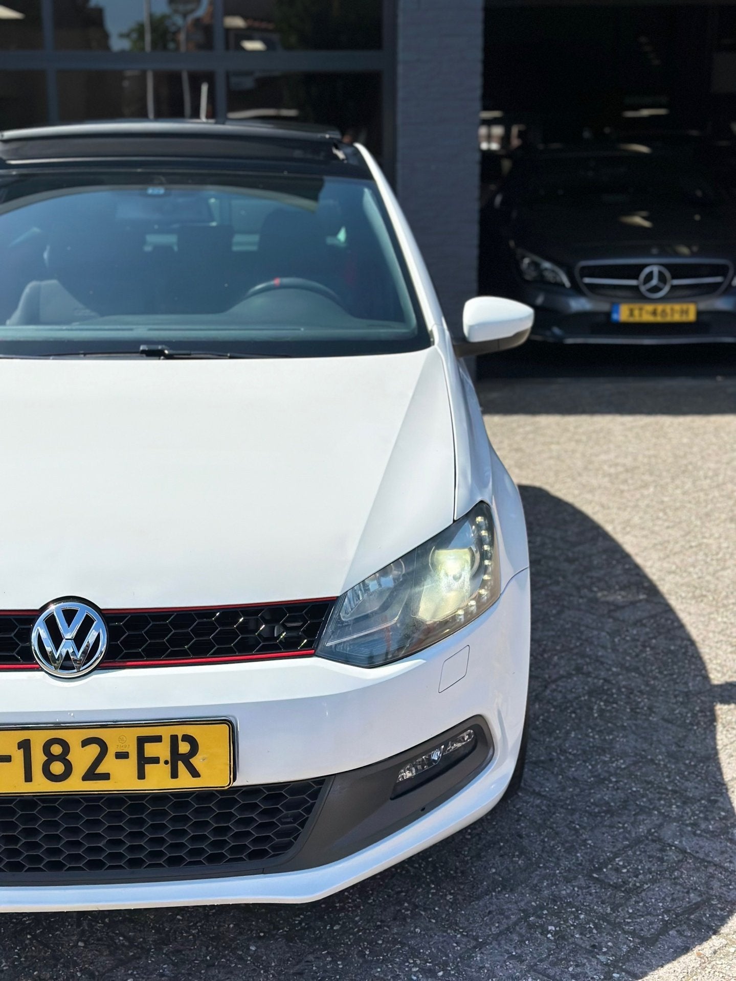 Volkswagen Polo 1.4 TSI GTI Led|Pano|Dsg|StoelVw|Climatronic, Auto's, Euro 5, 4 cilinders, Stoelverwarming, Wit