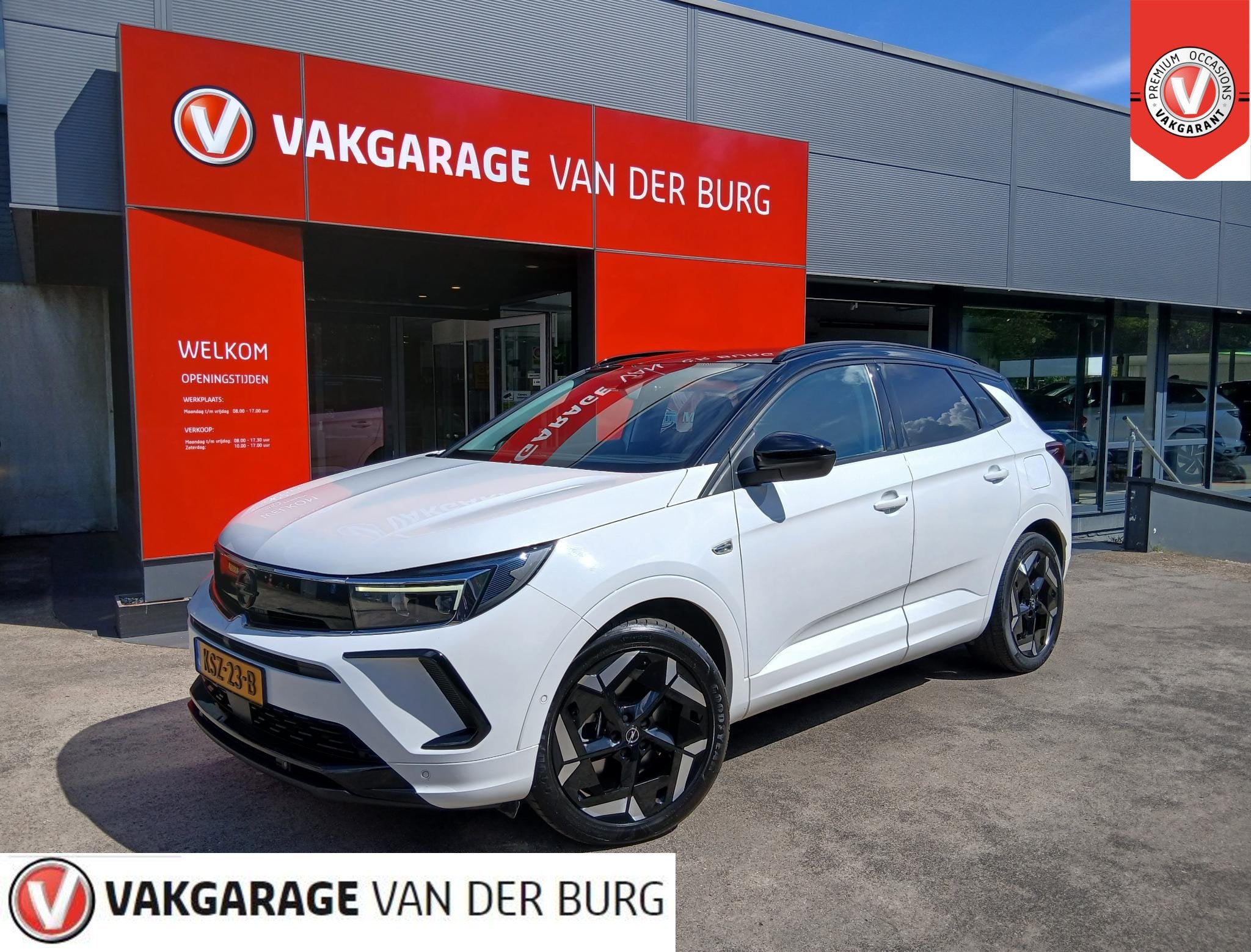 Opel Grandland 1.6 Turbo Plug-In Hybrid 4x4 GSe, Auto's, Opel, 12 maanden, Euro 6, 4 cilinders, Wit