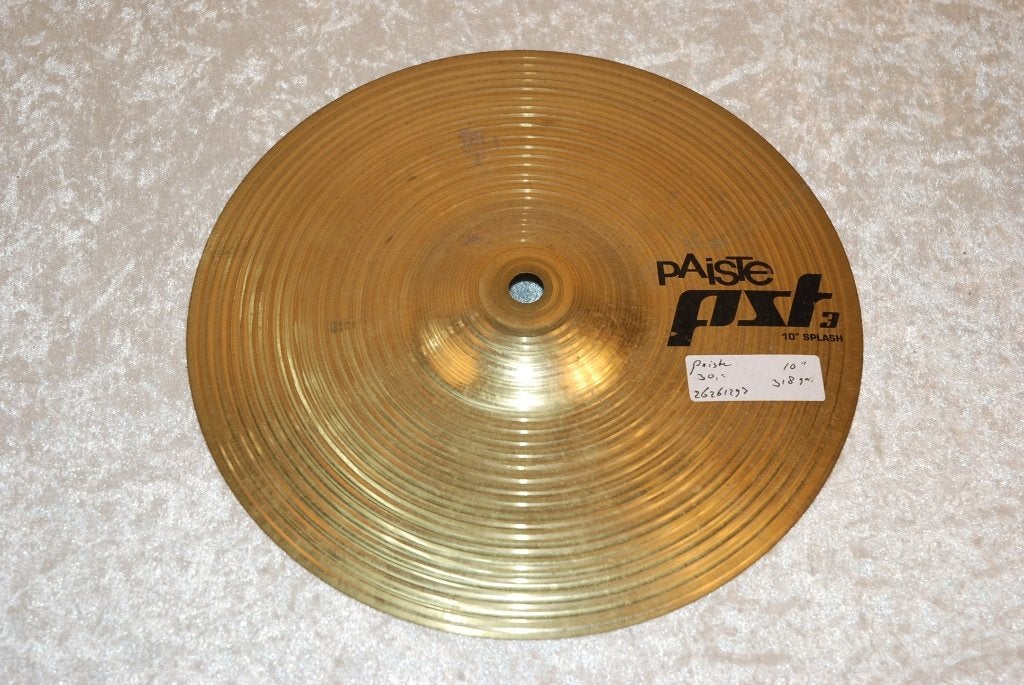 Paiste PST-3 splash bekken 318 gr. 10 inch  <26261293>, Muziek en Instrumenten, Gebruikt, ., Drums of Percussie, Ophalen of Verzenden