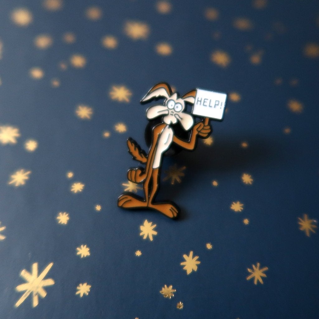 Looney Tunes Wile E. Coyote Pin Broche Speldje, Verzamelen, Stripfiguren, Verzenden, Looney Tunes, Nieuw, Beeldje of Figuurtje