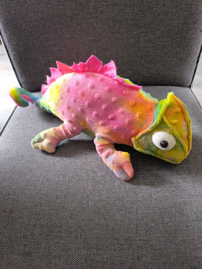 Kamiel de kameleon knuffel van Freek vonk, Overige merken, Overige typen, Zo goed als nieuw, Middelgroot (20 tot 80 cm)