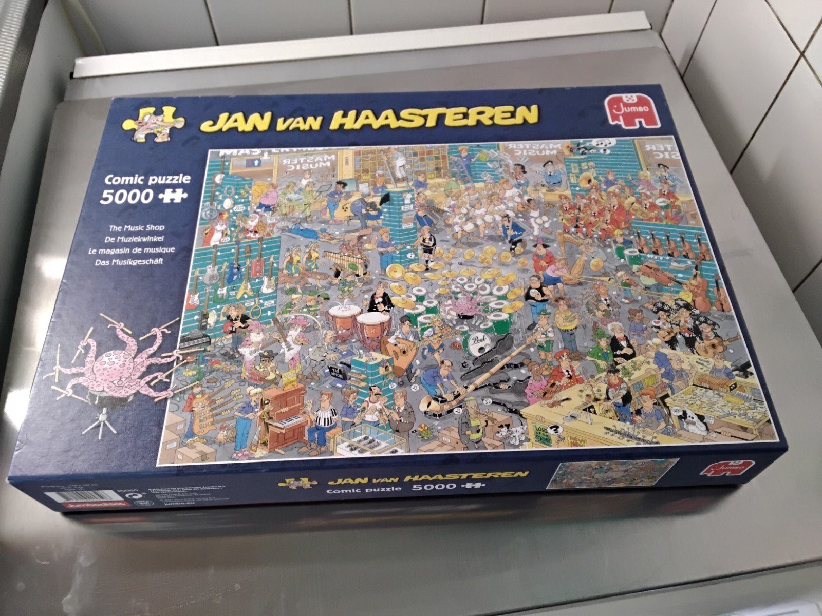 Jan van Haasteren puzzel 5000 stukjes, Ophalen, Meer dan 1500 stukjes, Zo goed als nieuw