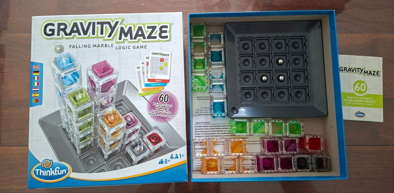 Thinkfun gravity maze smartgame ZGAN, Ophalen of Verzenden, Zo goed als nieuw