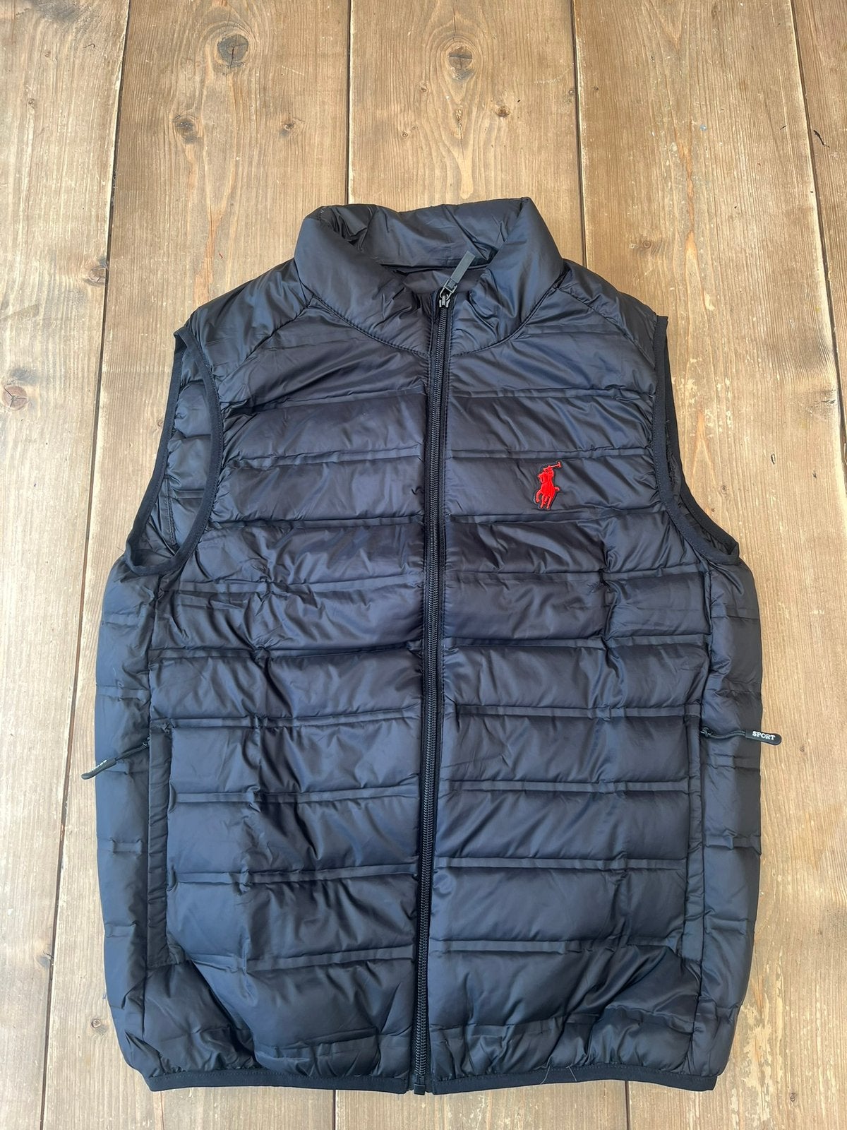 Ralph Lauren bodywarmer, Kleding | Heren, Verzenden, Zo goed als nieuw, Maat 46 (S) of kleiner, Zwart