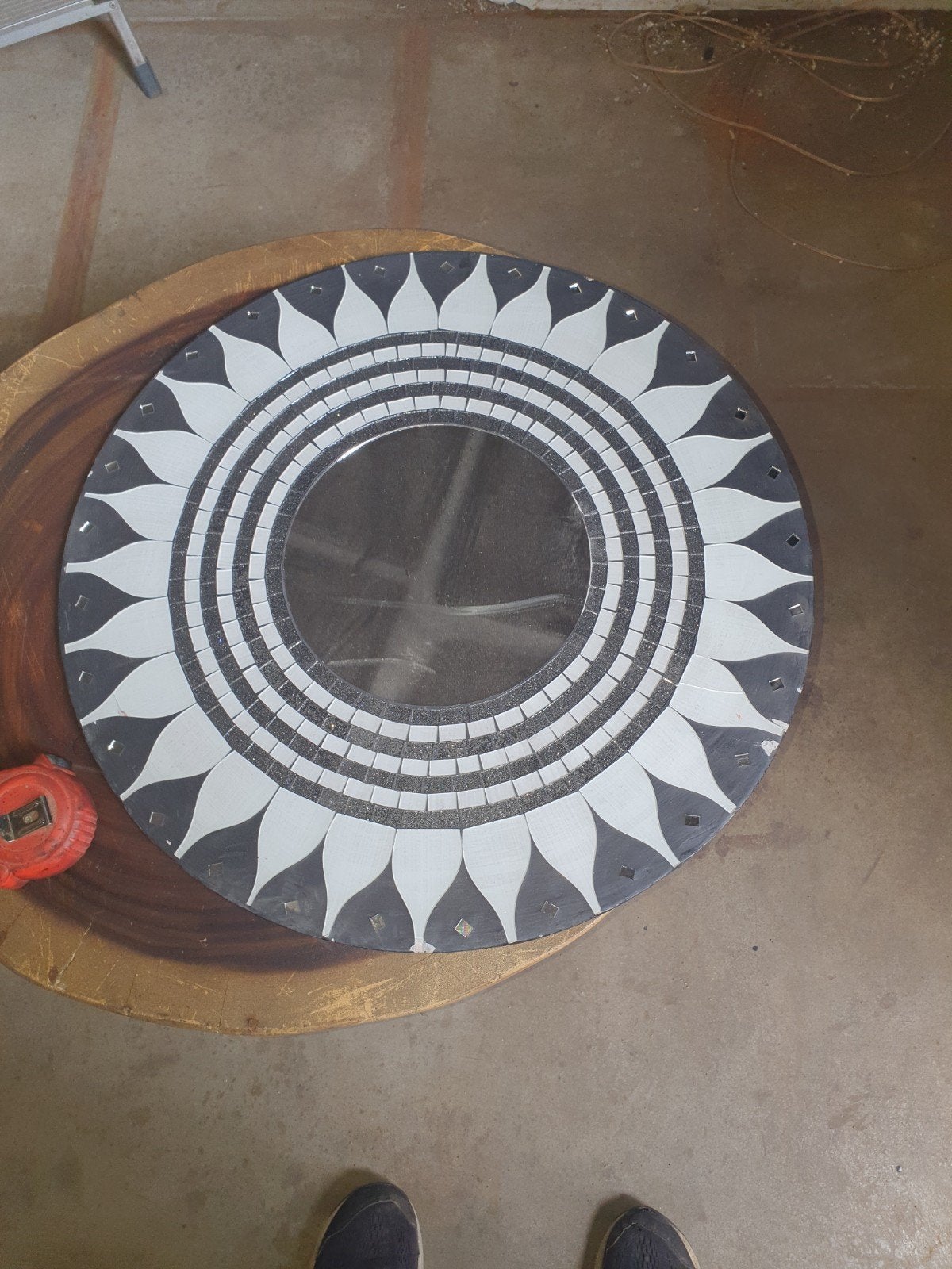 2 x spiegel met beschadiging, Huis en Inrichting, Ophalen, Rechthoekig, Minder dan 50 cm, Minder dan 100 cm