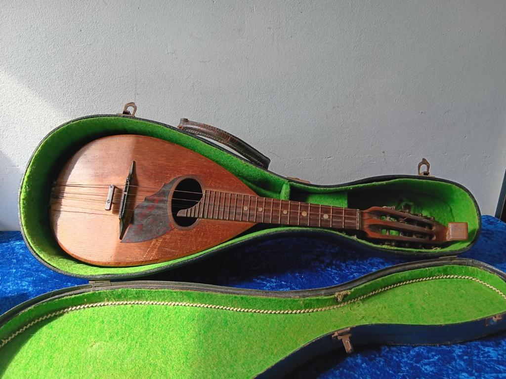 Vintage Blitz Bremen Mandoline (1890-1940) in Koffer, Ophalen of Verzenden